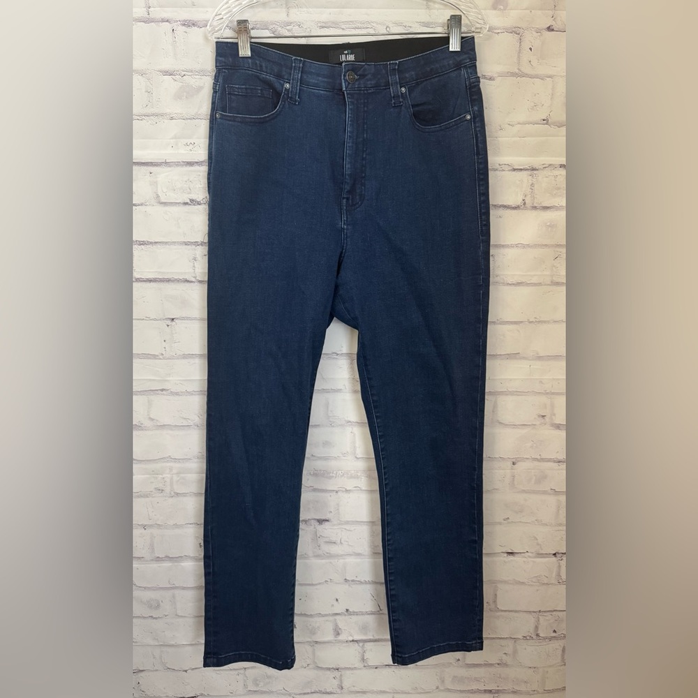 Lularoe Magic Waist Size 30x30 Stretch Straight Leg Blue Jeans L-162152